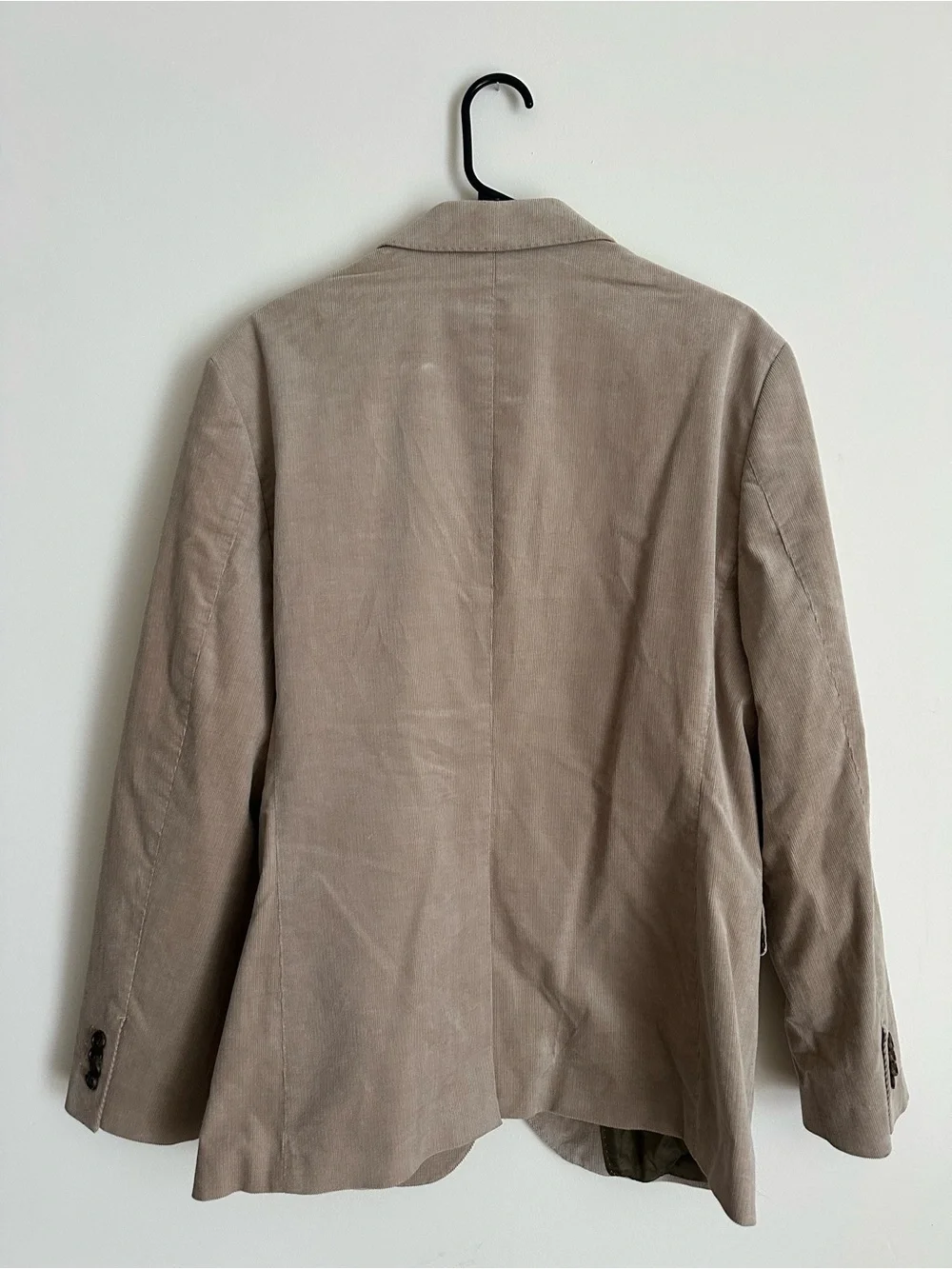 Banana Republic Italian Corduroy Blazer Sport Coat Taupe 40R Slim Fit